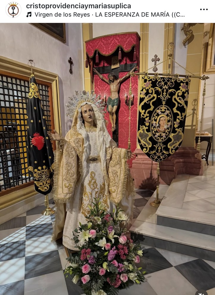 María Santísima de la Súplica en el Monasterio